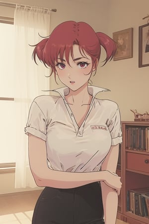 red hair, red eyes, twin tails hair,PHbtt90s_style