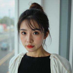 a hong kong girl, aged 18 years old, very close-up, only face, zoom in. show her face in front, right, left angle, hyper details, real human, realistic, photorealistic, sharp focus, commercial photography, skin details, hyper details,An Asian girl <...>,A young Asian girl <...>