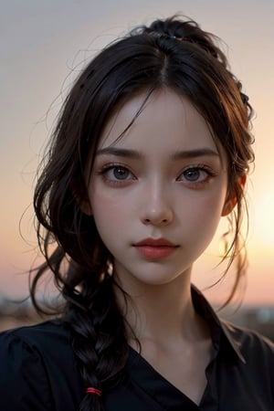 a 20 yo woman, long hair, high contrast, (direct lighting, natural skin texture,  hyperrealism,  soft light,  sharp), chromatic_background, simple background, (((looking_at_viewer,  pov_eye_contact,  looking_at_camera,  headshot,  head_portrait,  headshot_portrait,  facing front))), big lips, looking_at_viewer,  pov_eye_contact,  looking_at_camera,  headshot,  head_portrait,  headshot_portrait,  facing front, Detailedface, Detailedeyes, perfecteyes,Detailedface,aespakarina
