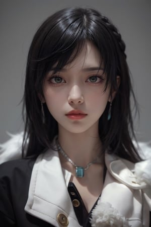 a 20 yo woman, dark hair, black hair, high contrast, (direct lighting, natural skin texture,  hyperrealism,  soft light,  sharp), chromatic_background, simple background, (((looking_at_viewer,  pov_eye_contact,  looking_at_camera,  headshot,  head_portrait,  headshot_portrait,  facing front))), big lips, looking_at_viewer,  pov_eye_contact,  looking_at_camera,  headshot,  head_portrait,  headshot_portrait,  facing front, Detailedface, Detailedeyes, 