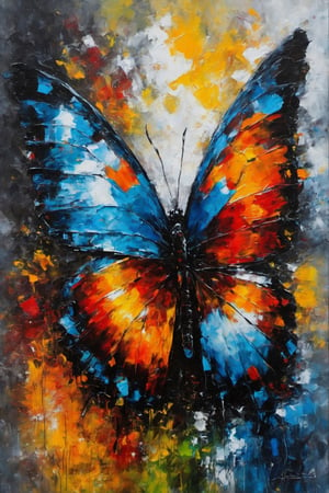 Człowiek Motyl się trzepocze przez kłopoty, acrylic painting, oil and acrylic on canvas, dark oil painting, oil on canvas painting, grungy oil on canvas, acrylic painting on oiled canvas,oil paint