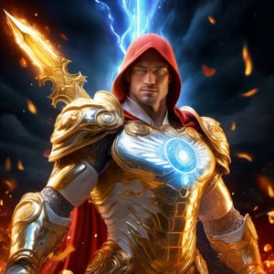 Realistic
Description of a [WHITE WARRIOR Henry with WHITE wings] muscular arms, very muscular and very detailed, dressed in a golden full body armor filled with red roses, helmet on his head, bright blue electricity running through his body, golden armor and Medallion of the letter H completely white on the chest, red metal gloves with long sharp blades, transparent swords held in both hands. (metal sword with transparent fire blade), hdr, 8k, subsurface scattering, specular light, high resolution, octane rendering, big money field background, 4 WINGS OF ANGEL, (4 WINGS OF ANGEL), fire sword transparent, background of field of GOLDEN WHEAT and red ROSES, medallion with the letter H on the chest, WHITE Henry, muscular arms, background Rain of gold coins and dollar bills, (GOOD LUCK) fire sword H, shield H , pendant of the letter H, medallion of the letter H on the uniform, hypermuscle, blessing of GOD almighty and JESUS ​​and THE HOLY SPIRIT, pendant of letter H on the chest, helmet that covers his face, HENRY the mascot of JESUS, helmet that covers your face,fire element,more detail XL,cyborg