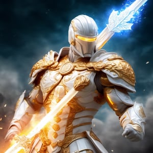 Realistic
Description of a [WHITE WARRIOR Henry with WHITE wings] muscular arms, very muscular and very detailed, dressed in golden full body armor filled with red roses, helmet on his head, bright blue electricity running through his body, golden armor and Medallion of the letter H completely white on the chest, red metal gloves with long sharp blades, transparent swords held in both hands. (metal sword with transparent fire blade), hdr, 8k, subsurface scattering, specular light, high resolution, octane rendering, big money field background, 4 WINGS OF ANGEL, (4 WINGS OF ANGEL), fire sword transparent, background of field of GOLDEN WHEAT and red ROSES, medallion with the letter H on the chest, WHITE Henry, muscular arms, background Rain of gold coins and dollar bills, (GOOD LUCK) fire sword H, shield H , pendant of the letter H, medallion of the letter H on the uniform, hypermuscle, blessing of GOD almighty and JESUS ​​and THE HOLY SPIRIT, pendant of letter H on the chest, helmet that covers his face, HENRY the mascot of JESUS, BODY COMPLETE, helmet that covers your face