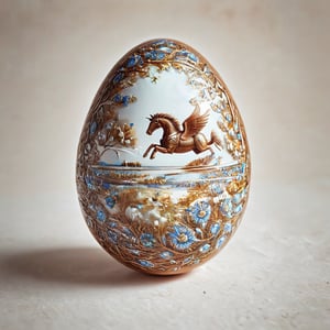 egg, masterpiece, best quality, a horse, egg-art