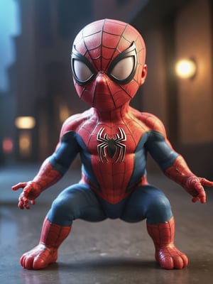 BABY marvel hero spiderman,  Colorful,  magical photography, dramatic lights, photo-realism, hyper-detailing, 4K, degree of freedom, A high resolution.