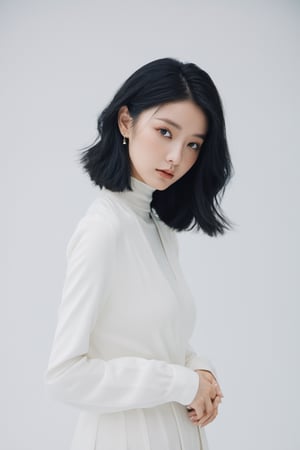 e-commerce studio,pure white background,front pose,full body type, full body view,xxmixgirl,1 female, fashion street by Masaaki Yuasa Harumi Hironaka,FilmGirl,cinematic  moviemaker style