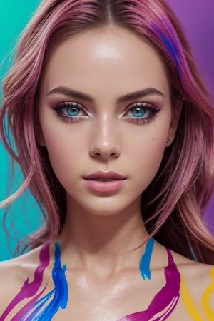 masterpiece, best quality, (extremely detailed CG unity 8k wallpaper, masterpiece, best quality, ultra-detailed, best shadow), (detailed background), (beautiful detailed face, beautiful detailed eyes), High contrast, (best illumination, an extremely delicate and beautiful), 1girl, ((colourful paint splashes on transparent background, dulux, )), ((caustic)), dynamic angle, beautiful detailed glow, full body, Enhance, wonder beauty ,FilmGirl