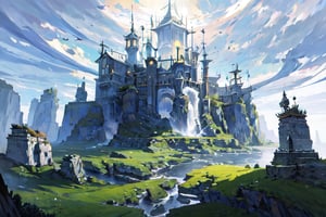 masterpiece, best quality, high_resolution, fantasy world,no_humans