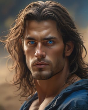 portrait photo of man long hair , blue eyes, sharp focus, looking away, serious eyes, 5. 0 mm portrait, photography, hard rim lighting photography by Pino Daeni, detailed, award winning photography, masterpiece, rim lit, 8k Nikon D850 highly detailed ultra reallistic extremely detailed Award winning photography cinematic lighting photorealistic beautiful award winning high definition crisp quality cinematic postprocessing RHADS Artgerm,detailmaster2