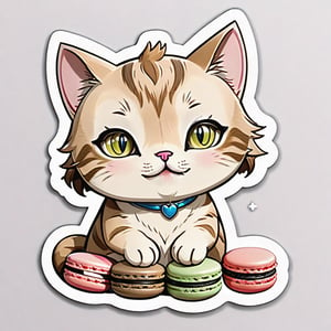 cat, cutie,sticker, macaron,Leonardo Style,FilmGirl