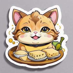 cat,  cutie,sticker,Cheese ravioli,
