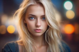 super model blonde girl, with a sad look.
This should be a ((masterpiece)) with a ((best_quality)) in ultra-high resolution, both ((4K)) and ((8K)), incorporating ((HDR)) for vividness. It uses a ((Kodak Portra 400)) lens for timeless, professional quality. Emphasizes a ((blurred background)) with a touch of ((bokeh)) and ((lens flare)) for an artistic effect. Enhance ((vibrant colors)) for a vivid look. Make sure the photograph is ((ultra-detailed)) and shows ((absurd)) details. Pay special attention to capturing the ((beautiful face)) of the subject. The goal is to create a ((professional photograph)) that is visually stunning and technically excellent.