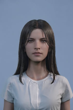 unreal engine render, Ray Tracing, ultra quality, 1girl, photorealistic background, upperbody, realtime positional lighting, big city, realtime rendering, attractive face, Unreal Engine Render:0.6,nindi