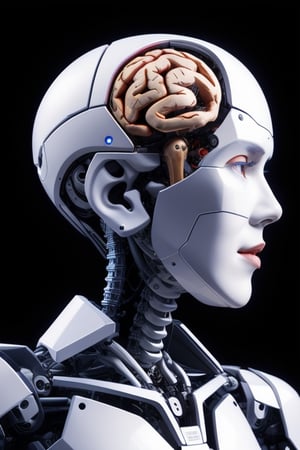 A robot with human brain
