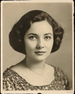 a black and white photo of a woman, old black and white photo, vintage closeup photograph, old photo, an old black and white photo, old yearbook photo, black and white old photograph, black and white old photo, black and white vintage photo, old photograph, aged photo, in her early 20s, very old photo, 70s photo