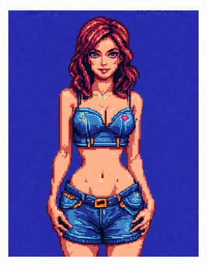 girl sexy,Pixel art,Pixel 