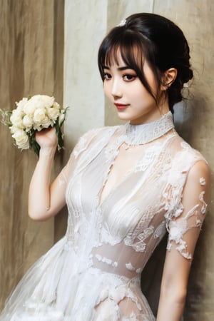 Beautiful woman on the street


sexy wedding tattered dress