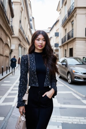 Beautiful woman on the street


