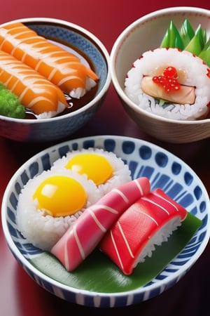 Delicious looking japan food,photorealistic