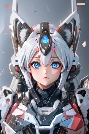 A charmingly juxtaposed image of a cutie girl's face on the Gundam RX72 suit captures attention with its unique blend of charm and futuristic style. The adorable dog features, complete with floppy ears and soulful eyes, stand out against the sleek, mechanical design of the suit. This exquisitely detailed painting radiates whimsy and precision, showcasing the artist's skill in merging contrasting elements seamlessly. A delightful and high-quality piece that combines nostalgia with a touch of playfulness, it invites viewers to imagine a world where man and canine coexist in perfect harmony.rClr