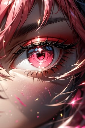 astolfo_(fate), goku black glothes, goku black cosplay, pink aura, pink glowing hair, pink eyes, 