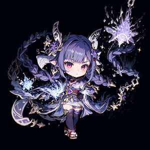 masterpiece, best quality, ultra-detailed, 1girl, hair (white, floating, long), detailed face , beautiful red eyes, a long minimalist white dress , light witch,  light particles, light rays, background (large chains as red as blood),midjourney,chibi,High detailed ,Kanna Kamui ,monadef,IncrsNikkeProfile,fantasy00d,full body,glitter,shiny,kleedef,raidenshogundef