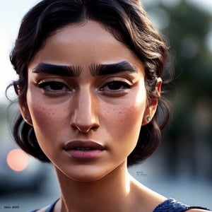 full format portrait of Golshifteh Farahani, ((realistic human face proportions)), Meybis Ruiz Cruz, photorealistic, perfectly framed portrait, style, backlighting, in the style of the cycle frontier,more detail ,SAM YANG,More Detail