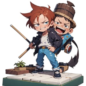 Shanks One Piece manga character, (white background: 1.2), ridiculous, high resolution, super detailed, chibi, (diorama: 1.4), miniature, BREAK
3d style, enhanced all,