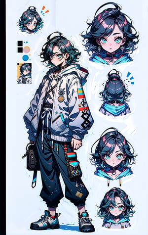 (Best Quality), (UHQ, 8k, High Resolution), Generates a detailed and imaginative depiction of a stylish character, a boy wearing a hoodie and black pants who exudes a unique sense of style. Pay attention to a stylish aesthetic when imagining your character's appearance, highlighting expressive features, unique hairstyles, and any accessories that add charm to the overall design. Describe the creative nuances of the hoodie and black pants, thinking of any patterns, symbols, or accessories that would help embody the character's personality. Explore your character's poses, facial expressions, and surrounding elements to create a cohesive anime-style scene. Capturing the essence of a stylish and confident boy, showcasing the synergy of trendy hoodies and black trousers, exuding contemporary cool and youthful charm,