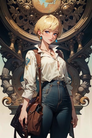 (masterpiece, best quality:1.4), [[smirk]], (beautiful, perfect, detailed, surreal, intricate, aesthetic:1.2), 
(Sherry Birkin:1.3) full body portrait, cowboy_shot 