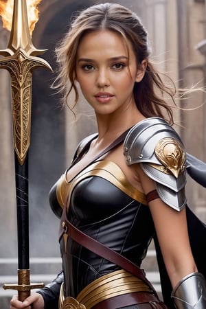 Plot:a beautiful warrior girl standing in a dark ally,20yo,1girl,solo,detailed exquisite face,soft shiny skin,looking at viewer,Jessica Alba lookalike,vivid colors,sword,shield,holding,shouting,perfect hand
BREAK
backdrop:dark ally,smoke,puddles,cluttered maximalism
BREAK
settings: (rule of thirds1.3),perfect composition,studio photo,trending on artstation,depth of perspective,(Masterpiece,Best quality,32k,UHD:1.4),(sharp focus,high contrast,HDR,hyper-detailed,intricate details,ultra-realistic,award-winning photo,kodachrome 800:1.3),(cinematic lighting:1.3)
BREAK
[artists:Karol Bak$,Alessandro Pautasso$,Gustav Klimt$ and Hayao Miyazaki$]
BREAK
LoRA:art_booster,photo_b00ster, real_booster