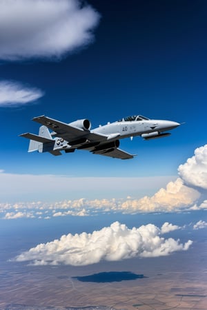 Ultra-realistic photo of A-10 aircraft,sky,day,cloud,military,flying,military vehicle,airplane,vehicle focus,jet,fighter jet,cluttered maximalism
BREAK
(sharp focus,high contrast,studio photo,trending on artstation:1.3),(rule of thirds:1.3),perfect composition,depth of perspective,DoF,(Masterpiece,Best quality,UHD,Hyper-detailed,award-winning photo,HDR,32K,Kodachrome 800:1.3),(by Chris Bangle),H effect,art_booster, real_booster,photo_b00ster