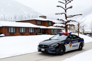 Hyper-Realistic photo of a beautiful LAPD police officer in a winter resort,20yo,1girl,solo,LAPD police uniform,cap,detailed exquisite face,soft shiny skin,smile,looking at viewer,Kristen Stewart lookalike,cap,sunglasses,fullbody:1.3
BREAK
backdrop:winter resort center,snow,road,police car,tree,[cluttered maximalism]
BREAK
settings: (rule of thirds1.3),perfect composition,studio photo,trending on artstation,depth of perspective,(Masterpiece,Best quality,32k,UHD:1.4),(sharp focus,high contrast,HDR,hyper-detailed,intricate details,ultra-realistic,kodachrome 800:1.3),(cinematic lighting:1.3),(by Karol Bak$,Alessandro Pautasso$,Gustav Klimt$ and Hayao Miyazaki$:1.3),art_booster,photo_b00ster, real_booster,w1nter res0rt