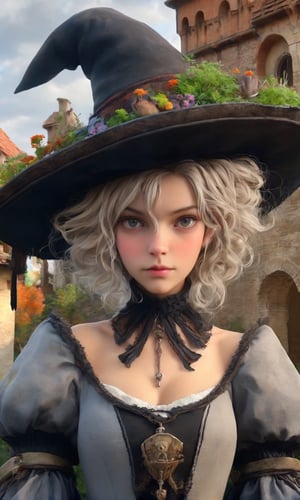 ((Ultra-Detailed)) portrait of a girl wearing a witchhat, standing in front of a castle,1 girl,20yo,detailed exquisite face,soft shiny skin,playful smirks
BREAK
backdrop:italian castle,documentary photograph,stone wall,14th century
BREAK
sharp focus,high contrast,studio photo,trending on artstation,ultra-realistic,Super-detailed,intricate details,HDR,8K,chiaroscuro lighting,vibrant colors,
(inkycapwitchyhat),itacstl,real_booster