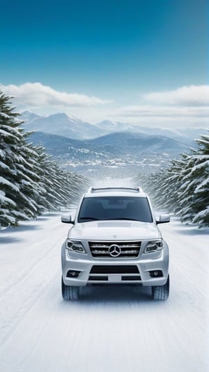 (Hyper-realistic) portrait of a modern SUV driving in snow road,snow,tree,house,detailed snow road backdrop,vivid color,
trending on artstation,perfect composition,cinematic lighting,(hyper-detailed,sharp focus,high contrast,HDR,Kodachrome 800:1.2),cinematic lighting,anime vibes,(close up),by Karol Bak, Alessandro Pautasso and Hayao Miyazaki
BREAK A realistic photo of snow road in winder resort1,snow,tree,winter resort1