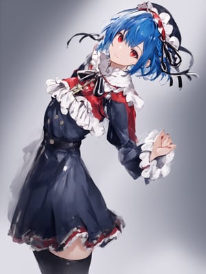 score_9,score_8_up,score_7_up,score_6_up, masterpiece, best quality, 8k, 8k UHD, ultra-high resolution, ultra-high definition, highres
,//Character, 
1girl, solo, short hair, blue hair, shiny hair, red eyes, bangs, braid
,//Fashion, 
santa_costume, hair ribbon
,//Background, white_background
,//Others, ,Expressiveh,
dynamic pose