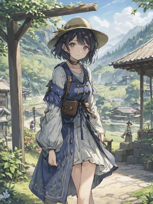 //Quality,
(masterpiece), (best quality), 8k illustration
,//Character,
1girl, solo, cowboy_shot, shidare hotaru
,//Fashion,

,//Background,
outdoors
,//Others,
