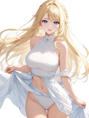 score_9,score_8_up,score_7_up,score_6_up, masterpiece, best quality, 8k, 8k UHD, ultra-high resolution, ultra-high definition, highres
,//Character, 
1girl, solo, long hair, blonde hair, blue eyes
,//Fashion, 

,//Background, white_background
,//Others, ,Expressiveh, 
lightning magic charging