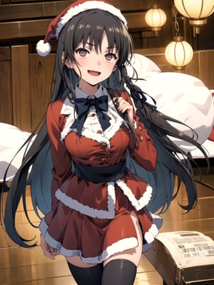 //Quality,
(masterpiece), (best quality), 8k illustration,
//Character,
overlordentoma, 1girl, solo, smile, 
//Fashion,
santa_costume,
//Background,
indoors, christmas, 
//Others,
aquascreaming,Suzune Horikita