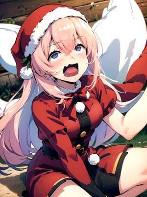 //Quality,
(masterpiece), (best quality), 8k illustration,
//Character,
overlordentoma, 1girl, solo, smile, 
//Fashion,
santa_costume,
//Background,
indoors, christmas, 
//Others,
,aahonami, long hair, pink hair,aquascreaming