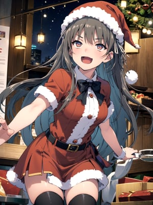 //Quality,
(masterpiece), (best quality), 8k illustration,
//Character,
overlordentoma, 1girl, solo, smile, 
//Fashion,
santa_costume,
//Background,
indoors, christmas, 
//Others,
aquascreaming,Suzune Horikita