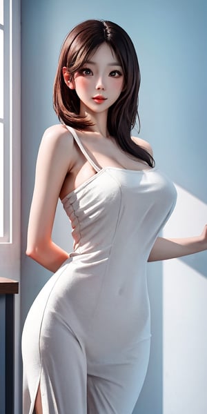 Attractive lady wearing a office look,  sunny atmosphere, summer vibes, ideal body proportions, natural lighting, high detail, captivating pose, trending on artstation, 4k resolution.,taeyeonlorashy,3un