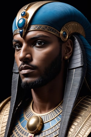 Studio quality photography portrait of Horus, sharp focus, –v 4