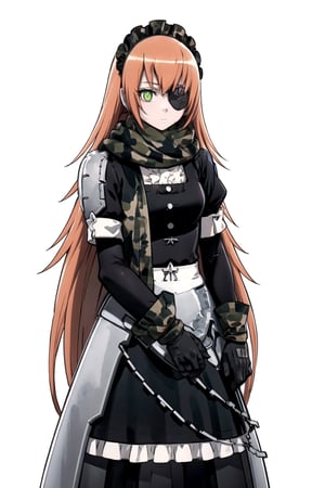 //Quality,
masterpiece, best quality
,//Character,
1girl, solo
,//Fashion,
,//Background,
white_background, simple_background
,//Others,
,cz2128 delta, eyepatch, maid, maid headdress, scarf, camouflage, armor, gloves, v arms, looking at viewer, expressionless