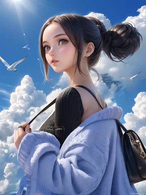 //Quality,
photo r3al, detailmaster2, masterpiece, photorealistic, 8k, 8k UHD, best quality, ultra realistic, ultra detailed, hyperdetailed photography, real photo
,//Character,
1girl, solo
,//Fashion,
,//Background,
sky
,//Others,
,AsanagiStyle,sakimichan style