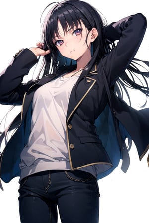 //Quality,
masterpiece, best quality
,//Character,
1girl, solo
,//Fashion,
,//Background,
white_background, simple_background
,//Others,
,Suzune Horikita, jacket