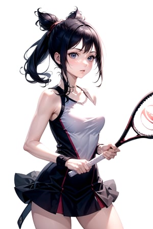 //Quality,
masterpiece, best quality
,//Character,
1girl, solo
,//Fashion, 
,//Background,
white_background, simple_background
,//Others,
tennisgirl, forehand