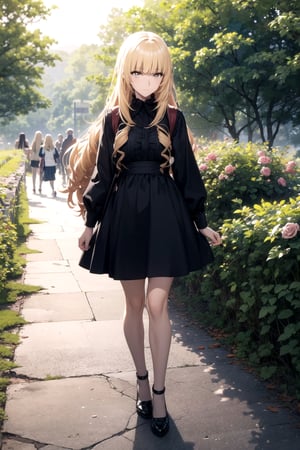 //Quality,
masterpiece, best quality
,//Character,
1girl, solo
,//Fashion,
,//Background,
black Rose garden, shadow garden
,//Others,
,rose, blonde hair, dress