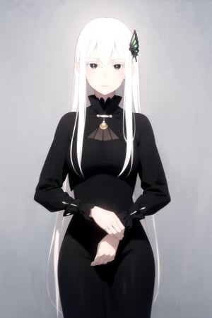 //Quality,
masterpiece, best quality
,//Character,
1girl, solo
,//Fashion,
,//Background,
white_background, simple_background, blank_background
,//Others,
,echidna, black dress, cowboy_shot