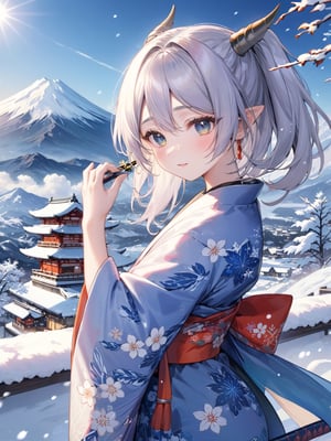 //Quality,
photo r3al, detailmaster2, masterpiece, photorealistic, 8k, 8k UHD, best quality, ultra realistic, ultra detailed, hyperdetailed photography, real photo
,//Character,
1girl, solo, cowboy_shot, looking_at_viewer
,//Fashion,
kimono
,//Background,
mount fuji, outdoors, winter, snow
,//Others,
happy new year, dragon